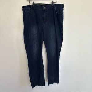 Susan Graver Jeans Dark Blue Size 16